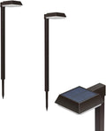 2 Pack Solar Pathway Lights 300 lumens 2-in-1 Warm White and Daylight Modes E686