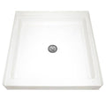 White Single Threshold Shower Base W183