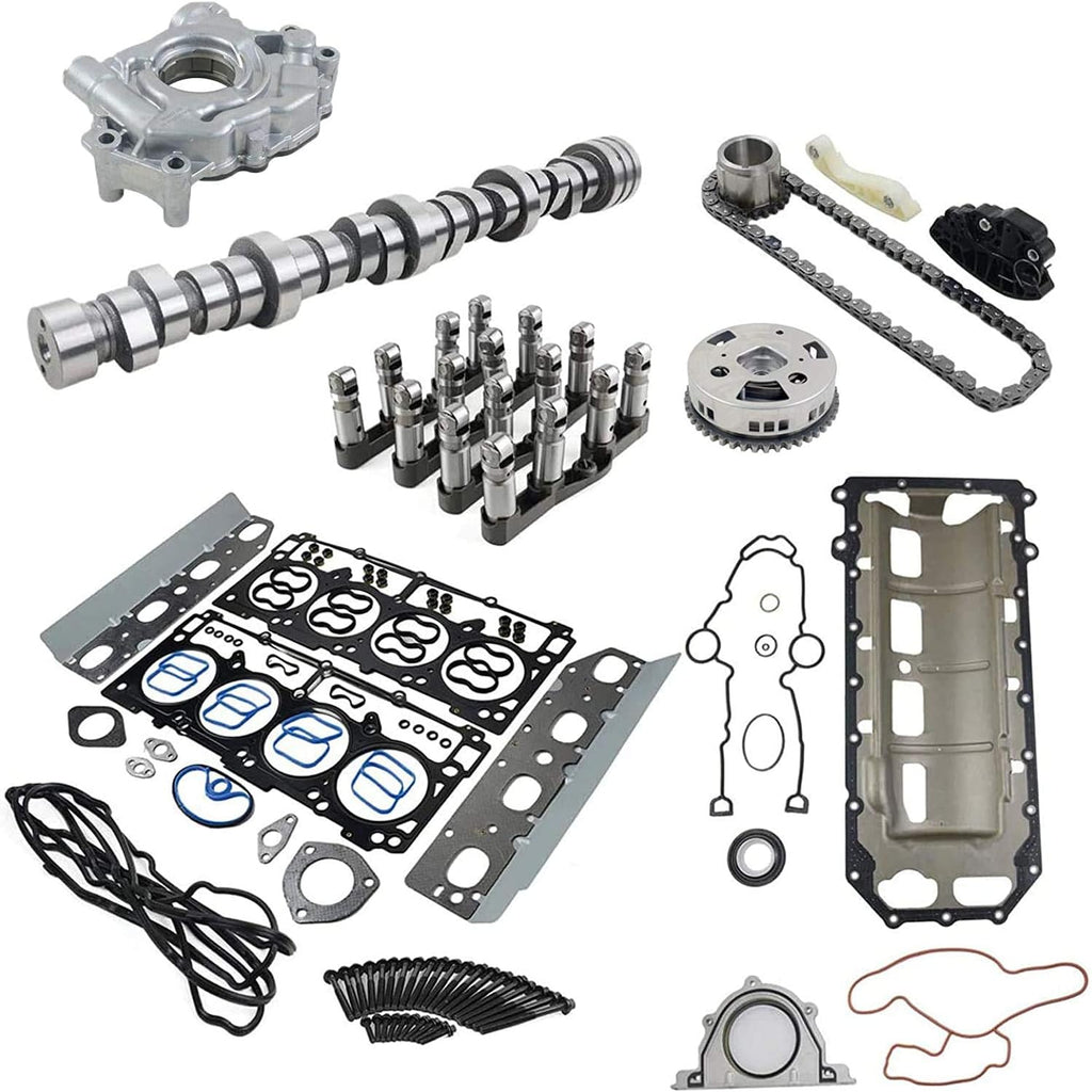 Camshaft Lifter Kit with Water Pump Timing Chain Kit for Dodge Ram 1500 5.7L V8 HEMI 2009-2019 E361
