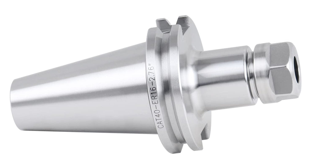 Cat40 V-Flange Collet Chuck for Er16 Collets, Draw Bar Thread 5/8-11'', 2.76'' Projection Length S990