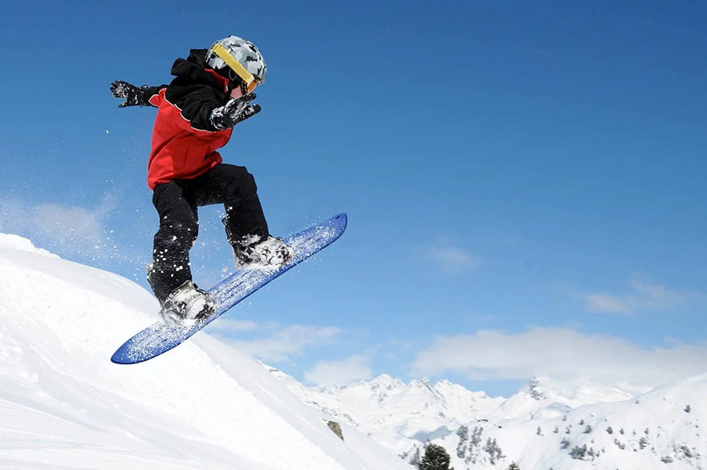 Green Kids Snowboard with Binders Q233563