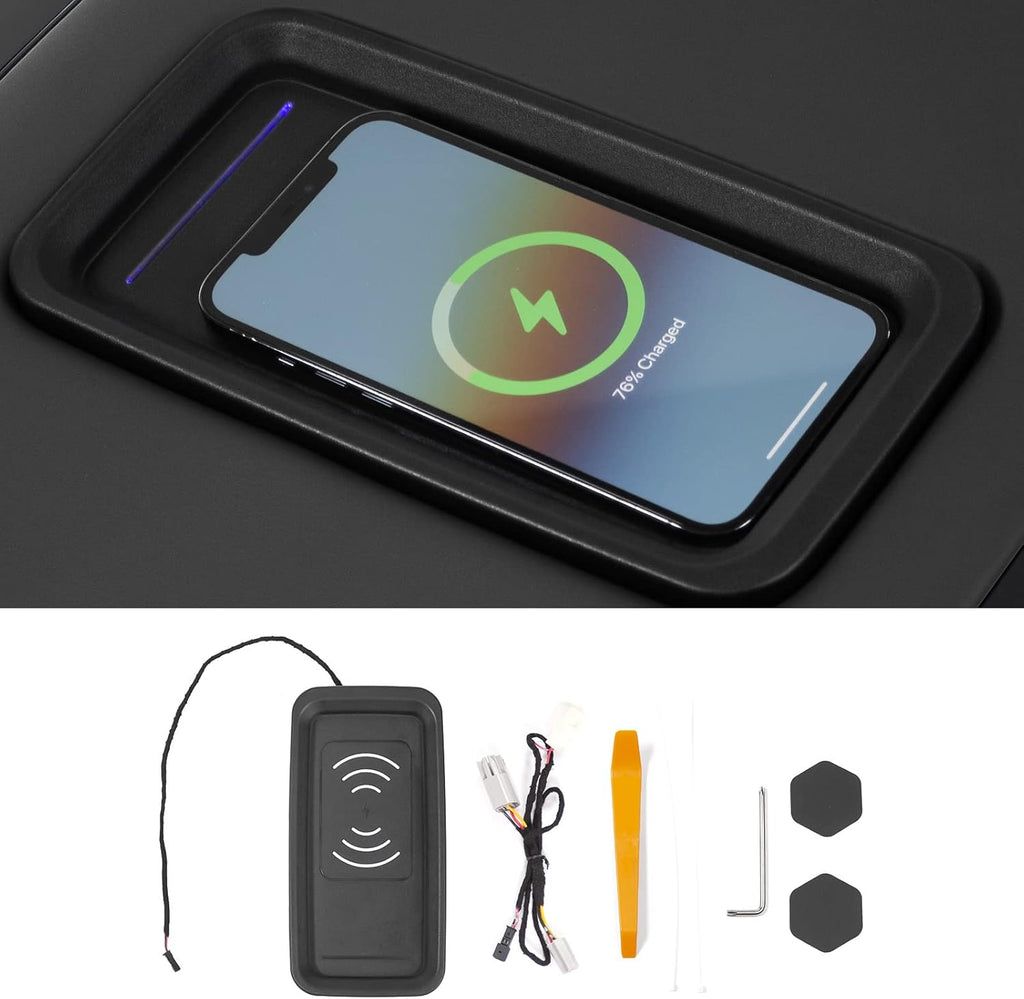 Wireless Charger Tray Center Console 15W Fast Wireless Phone Charging Pad U78569