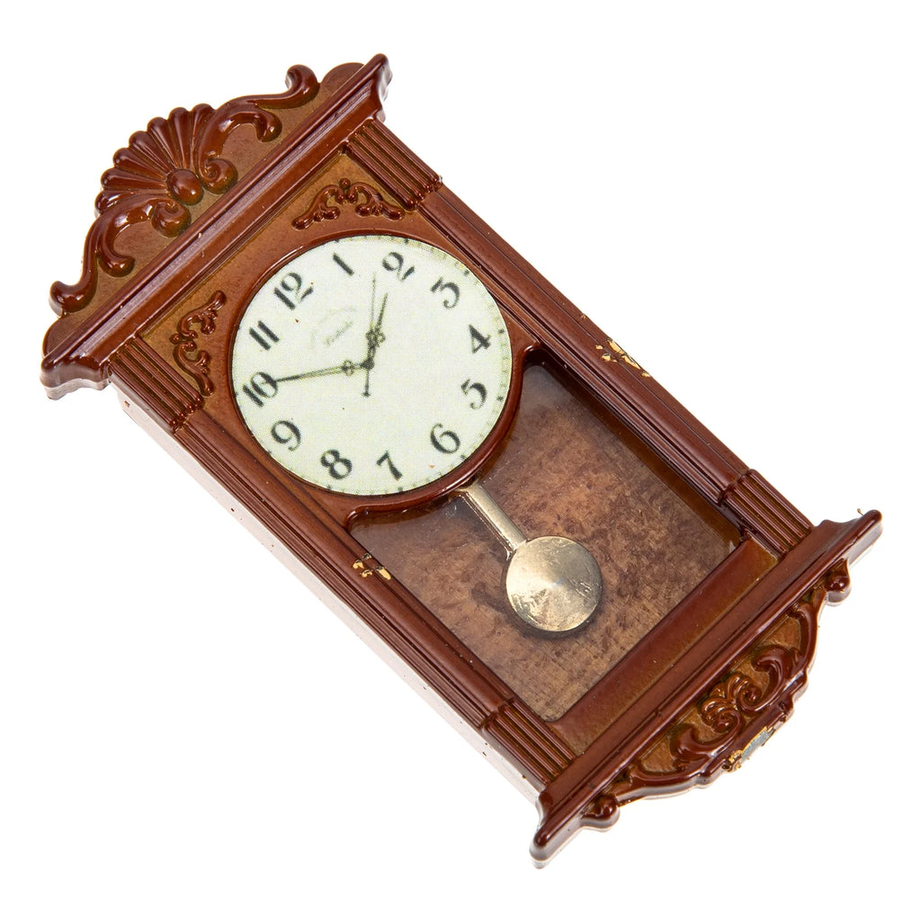 Metal Dollhouse Hanging Clock Toy Doll Furniture Z1367