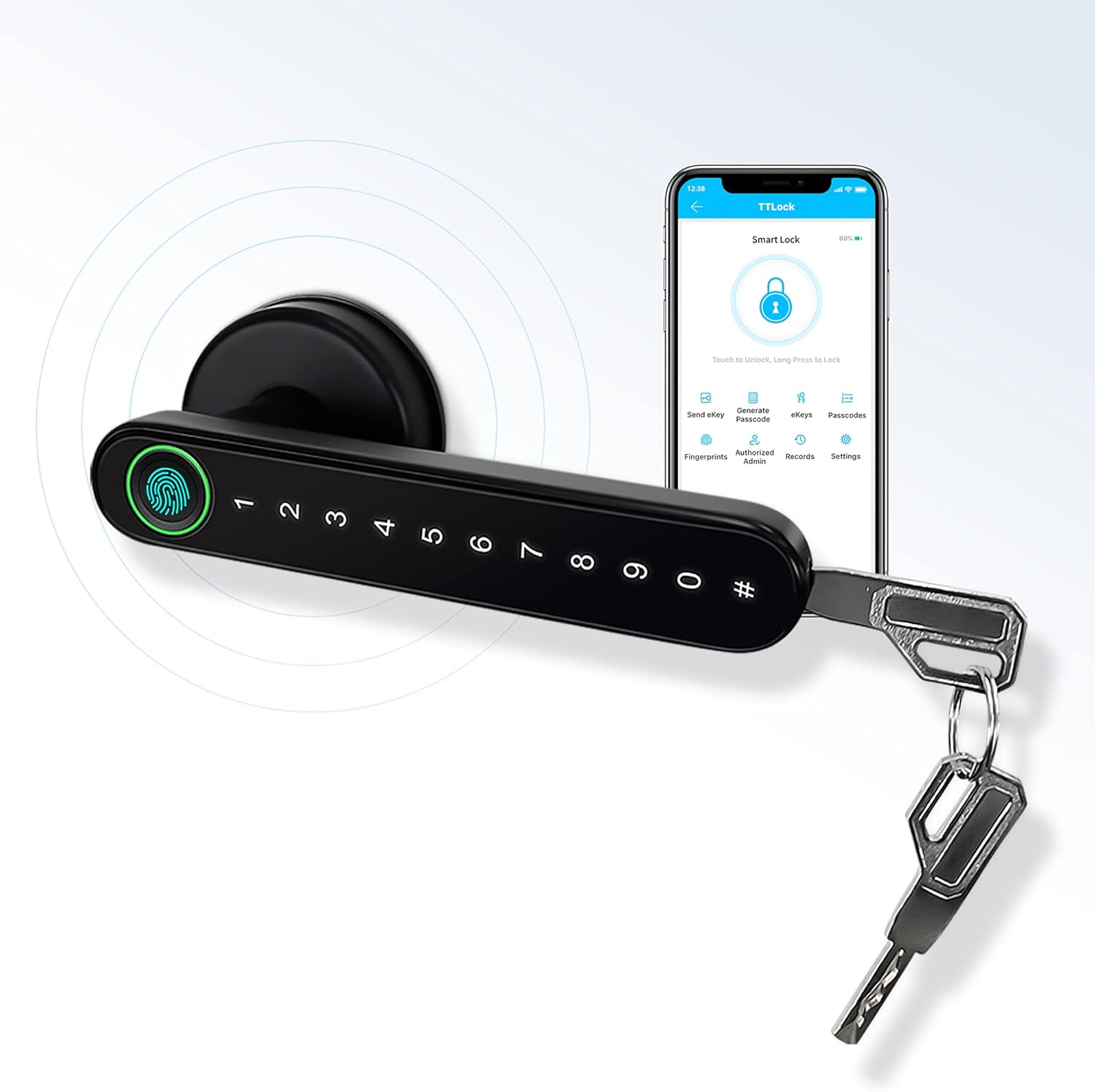 Smart Lock Keyless Entry Electronic Door Lock Q101009