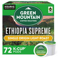 Ethiopia Supreme Light Roast Coffee K Cup Pods, 72 Count I2196