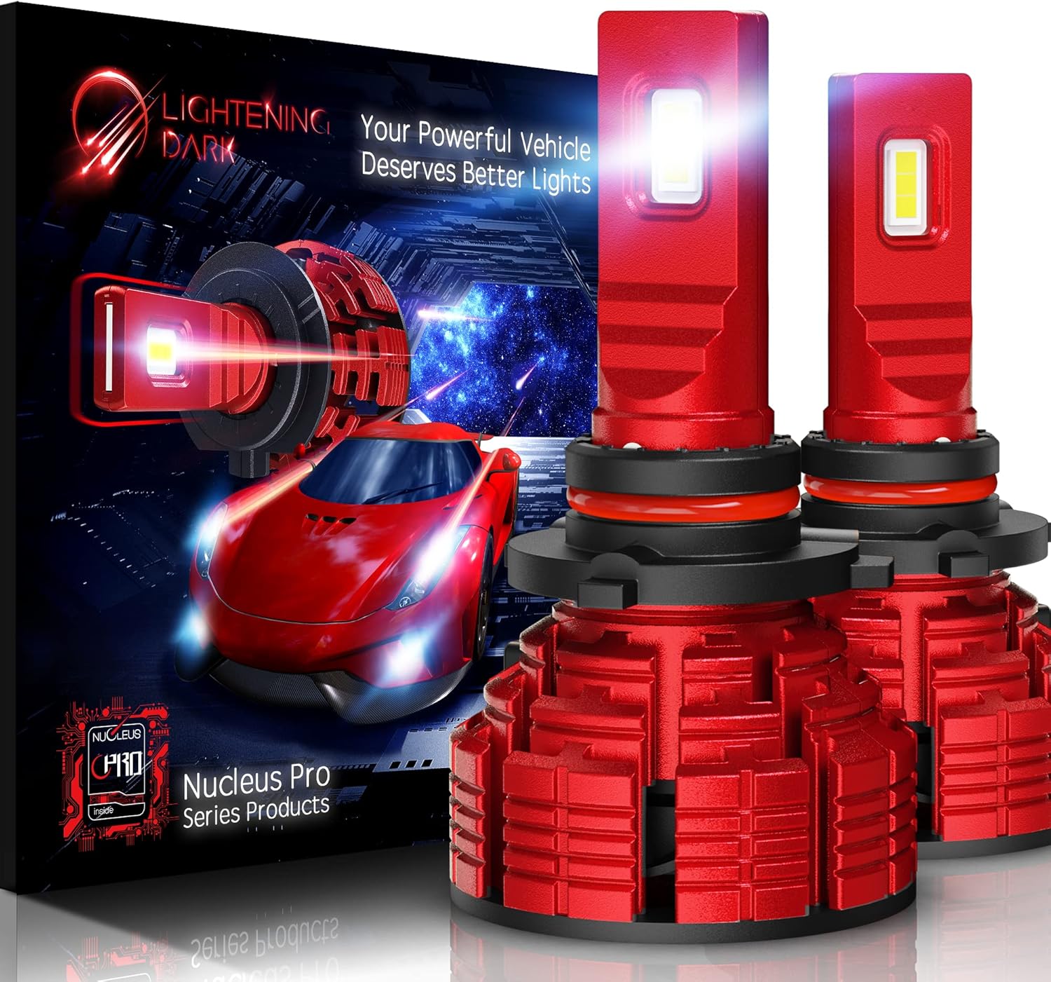 H7 LED Headlight Bulb Conversion Kit 6500K Cool White Pack of 2 A27054