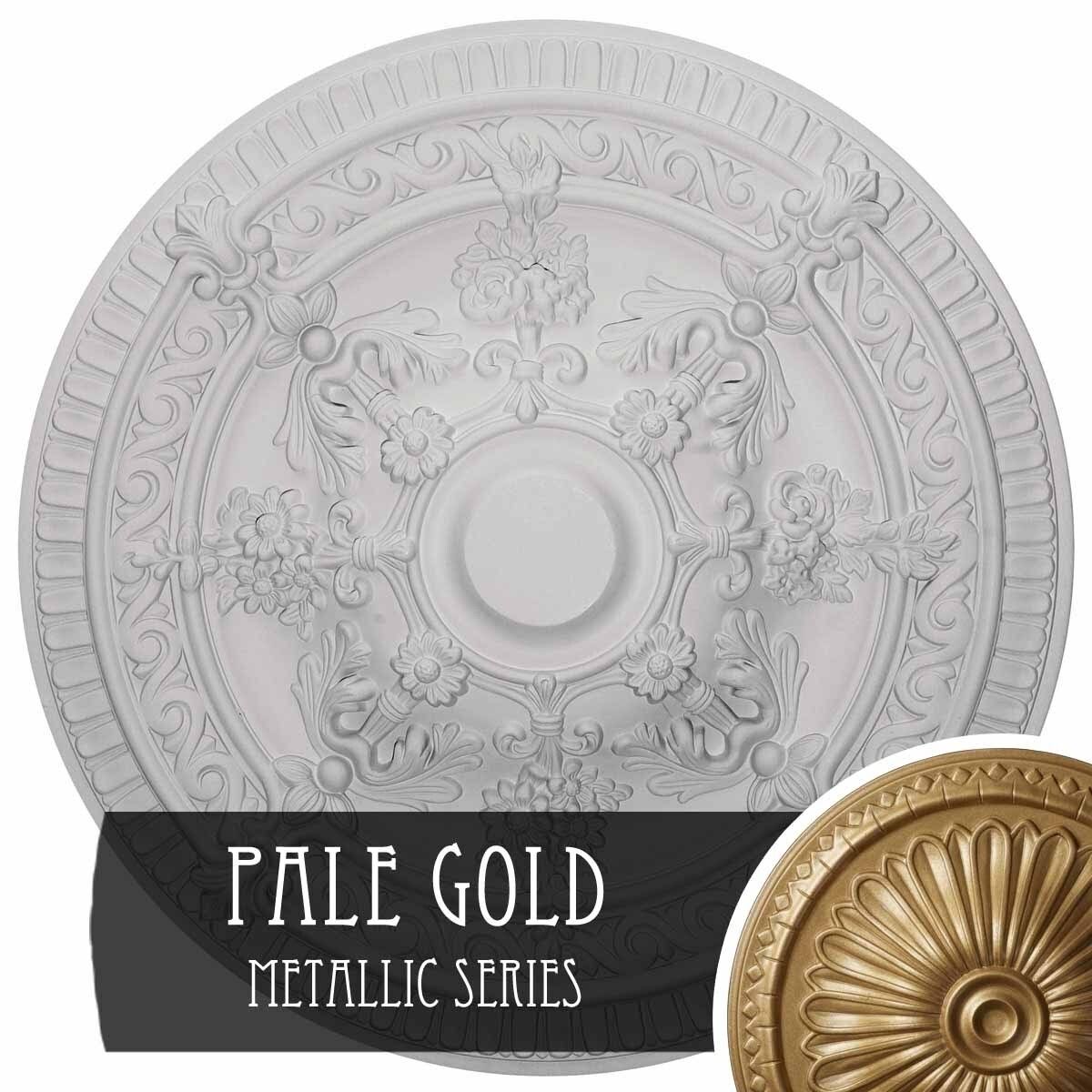 Vincent Ceiling Medallion (pale Gold) I482
